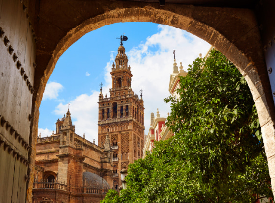 Vista parcial de la Catedral de Sevilla